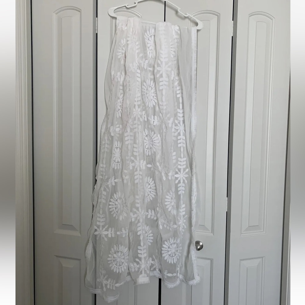 Embroidery Chiffon Duppatta - Picture 3 of 3